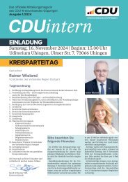 CDUintern Göppingen Ausgabe 1/2024