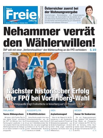 Nehammer verrät den Wählerwillen! 
