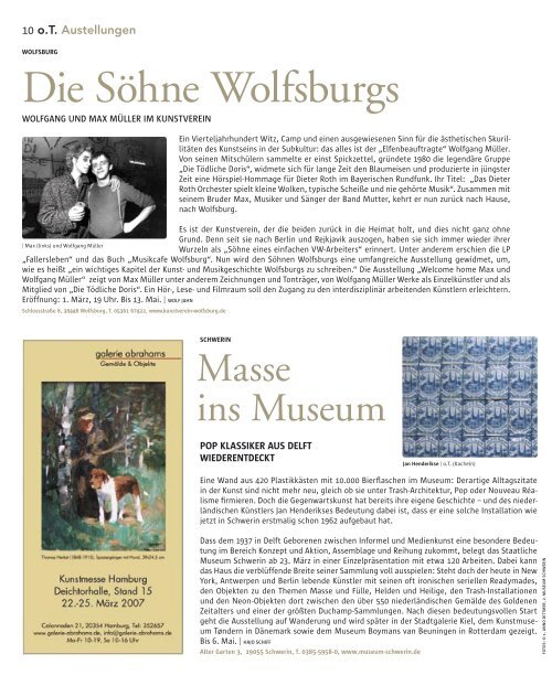 Info Hotline - Das Magazin für Kunst, Architektur und Design