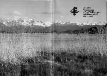 der pfäffikersee - Pro Pfäffikersee