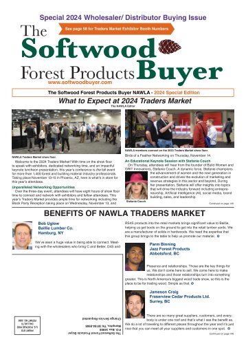 The Softwood Forest Products Buyer - NAWLA Special Edition 2024