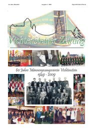 60 Jahre Männergesangsverein Vichtenstein 1949 - 2009