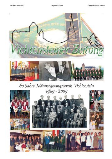 60 Jahre Männergesangsverein Vichtenstein 1949 - 2009