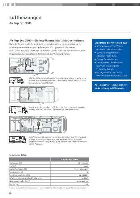 Reisemobil & Wohnwagen Katalog - Webasto