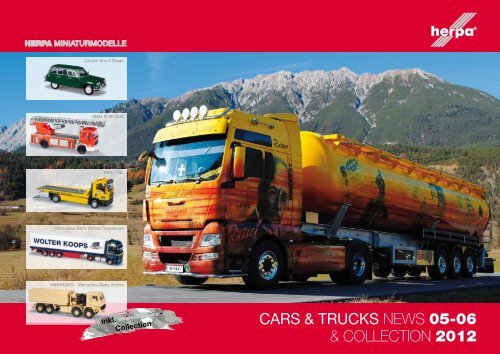 CARS & TRUCKS NEWS 05-06 & COLLECTION 2012 - Herpa