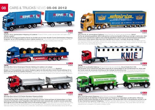 CARS & TRUCKS NEWS 05-06 & COLLECTION 2012 - Herpa