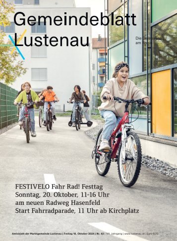 Gemeindeblatt Lustenau Nr. 42 | Freitag, 18. Oktober 2024