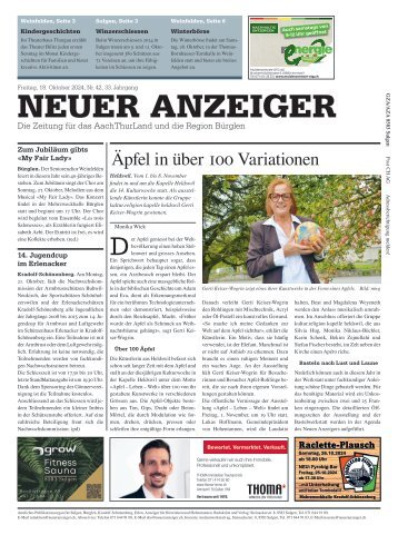 Neuer Anzeiger 18. Oktober 2024