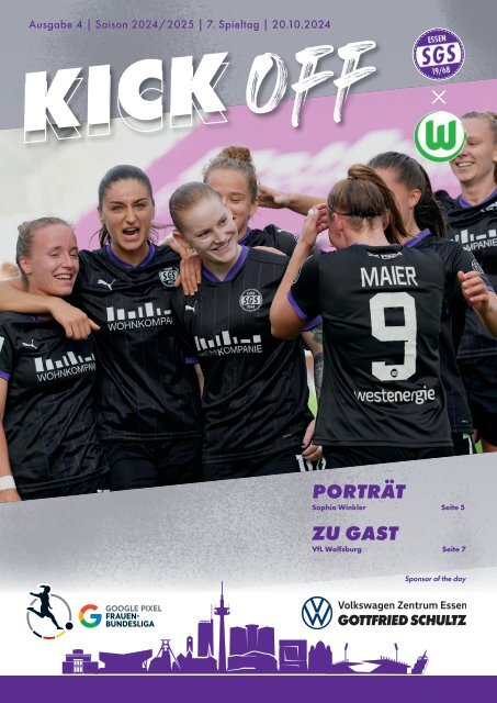Kick Off (4) SGS Essen gegen VfL Wolfsburg