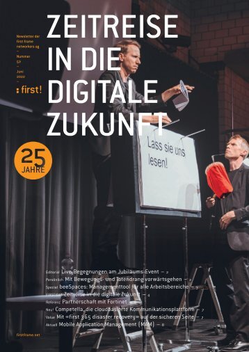 first!52 - der Newsletter der first frame networkers ag