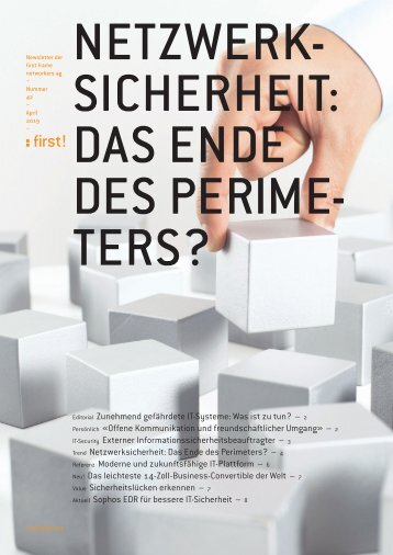 first!42 - der Newsletter der first frame networkers ag