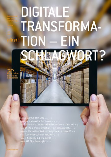 first!37 - der Newsletter der first frame networkers ag