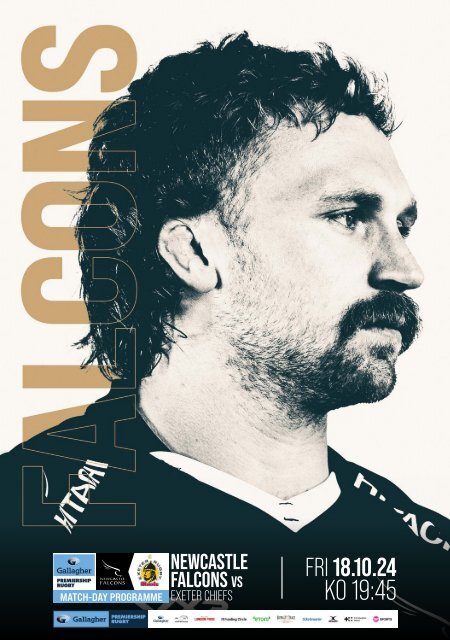 Falcons v Exeter programme