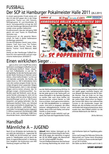 sport-report - SC Poppenbüttel von 1930 e.V.