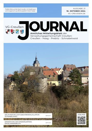 Creußen Journal - Ausgab 18.10.2024