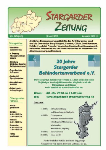 Stargarder Zeitung - Schibri-Verlag