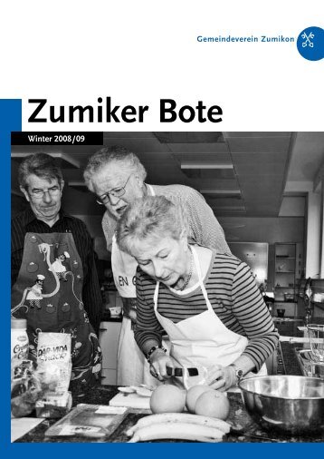 PDF – ZUBO-Broschuere – Winter 2008/2009 - Zumiker Bote