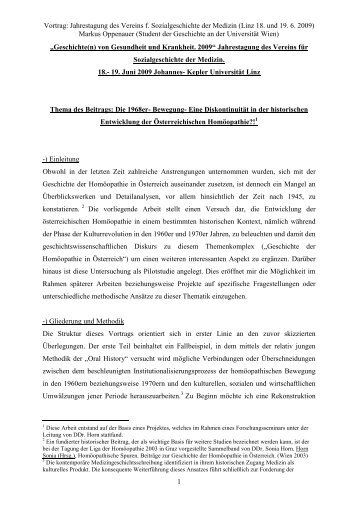 Die 1968er- Bewegung- Eine Diskontinuität in der ... - Institut für Sozial