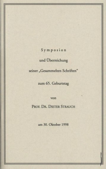 PROF. DR. DIETER - Verein zur Förderung der Rechtswissenschaft ...