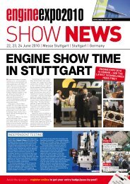 For all the latest information, visit our website - Engine-expo.com