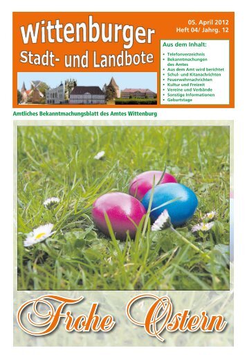 Frohe Ostern - Landkreis Ludwigslust-Parchim