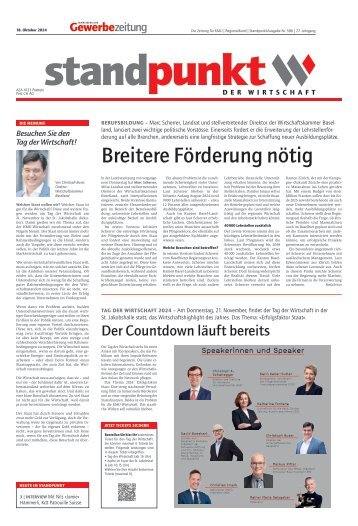 Standpunkt 586, 18. Oktober 2024