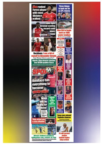 COMPLETE SPORTS - FRIDAY, OCT 18, 2024