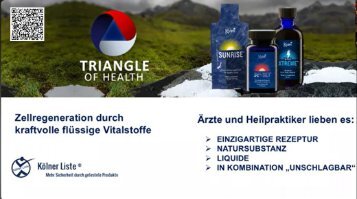 Xtreme Triangel of Wellness !!    Blaubeeren und Superfoods  für Ihre Gesundheit!   Nur in der Synergie liegt die Energie!!   Dieser Verbund exclusiv bei Kyäni THüringen!