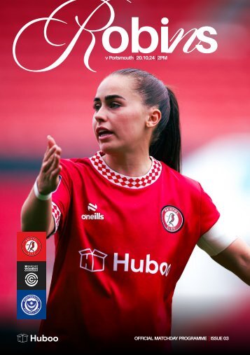 Bristol City Women vs Portsmouth Programme 