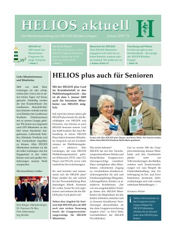 HELIOS plus auch für Senioren - HELIOS Kliniken GmbH