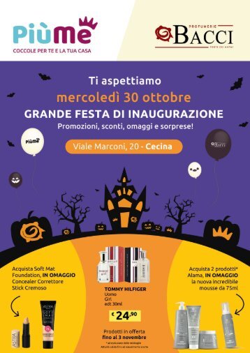 Volantino nuova apertura Cecina Viale Gugliemo Marconi!