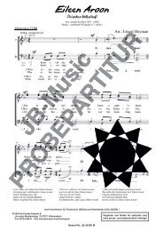 Eileen Aroon (Irisches Volkslied) für Männerchor TTBB, Frauenchor SSAA und Gemischten Chor SATB)