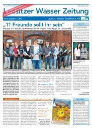 Lausitzer Wasserzeitung, Ausgabe September 2010