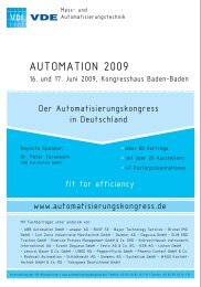 AutomAtion 2009 - Schildknecht AG
