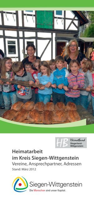 Heimatarbeit Im Kreis Siegen Wittgenstein Heimatbund Siegerland