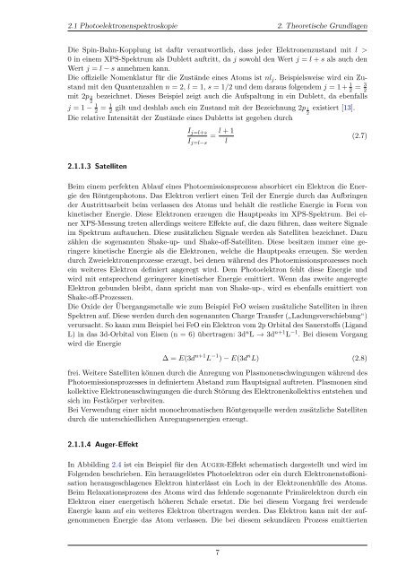 Oxidation von Eisenschichten auf MgO(001)-Substraten - Universität ...