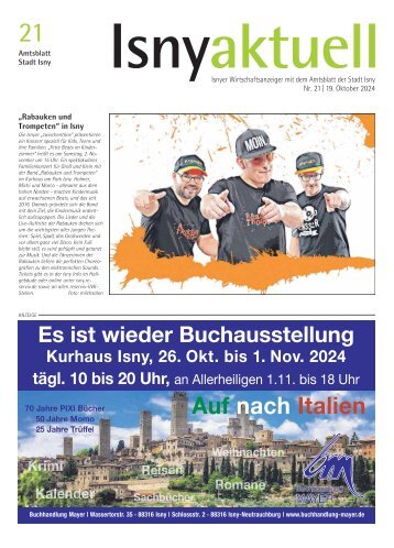 19.10.2024 Isny aktuell