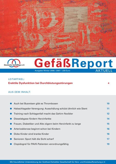 GefäßReport - Deutsche Gefäßliga eV