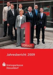 Jahresbericht 2009 - Kreissparkasse Düsseldorf