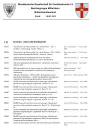 Bezirksgruppe Mittelrhein Westdeutsche ... - WGfF - Koblenz