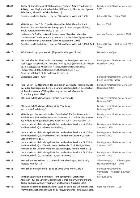 Bezirksgruppe Mittelrhein Westdeutsche ... - WGfF - Koblenz