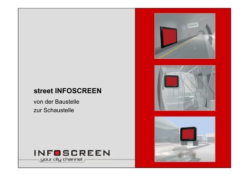 street INFOSCREEN Praterstern