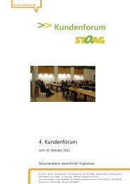 Kundenforum - STOAG