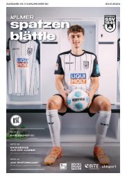 SSV Ulm 1846 Fußball - Karlsruher SC // Ausgabe 5