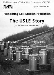 I. Pioneering Soil Erosion Prediction: The USLE Story - nifty