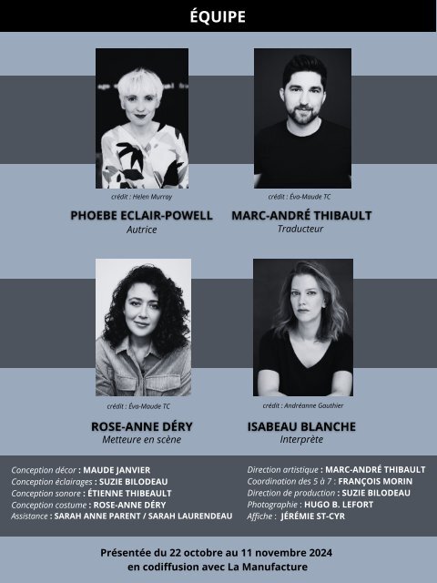 Faire mal - Programme de soirée