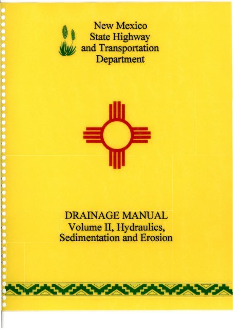 Excel midt i intetsteds Vi ses i morgen Hydraulics, Sedimentation and Erosion - New Mexico Department of ...