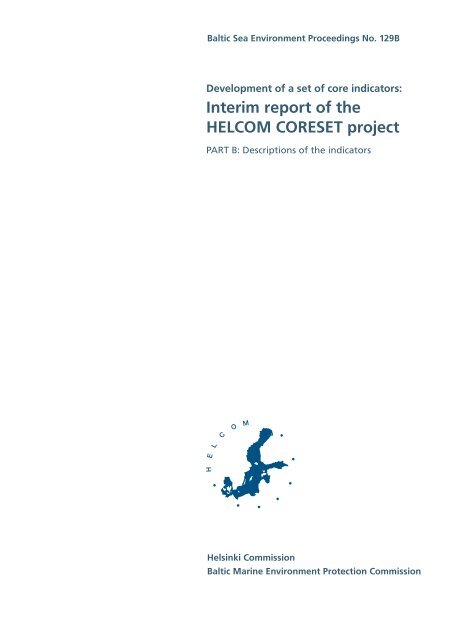 Interim report of the HELCOM CORESET project
