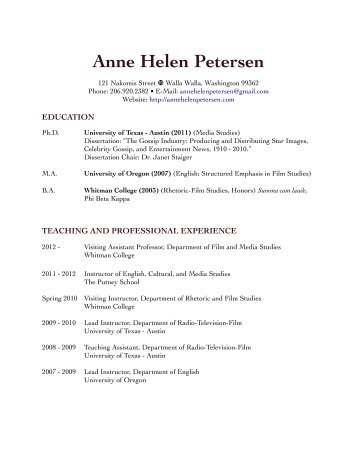 anne helen petersen dissertation The academic anne helen petersen has become internet famous and after petersen finished her dissertation on the history of gossip and. anne helen petersen dissertation The academic anne helen petersen has become internet famous and after petersen finished her dissertation on the history of gossip and.
