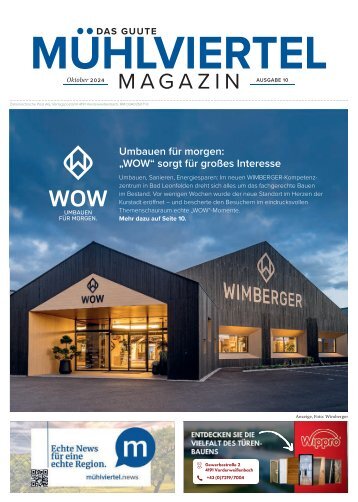 Mühlviertel Magazin - Oktober 2024